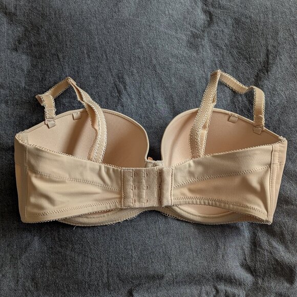 Freya Deco Strapless Convertible 32E Nude - Picture 2 of 5